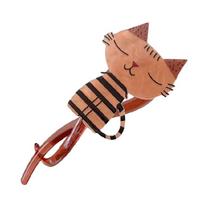 1PC Elegant Kitty Shaped Hair Accessories Practical Acrylic Barrettes Fashion Hair Clip Suitable For Thin Hair Types