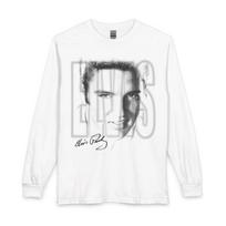 Elvis Presley Mėlynos Akys Balti Marškinėliai L