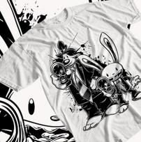Unisex Sam and Max Gaming T-Shirt, Retro Videogame Shirt XL