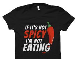 Spicy Food Shirt. Hot Sauce Shirt. Foodie Shirt. Hot Sauce Gift. Chili Pepper Shirt. Spicy Tee. Chili Gift. Spicy Food Gift. Funny #OS4346 XL