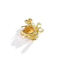 * New Sale Fashion Rhinestone Bee Shaped Brooches For Women Clothing Coat Jewelry Accessories Gifts