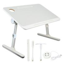 Laptop Bed Table Tray Table, Height Angle Adjustable Stand, Portable Lap Desk with Foldable Legs, Tablet for Sofa Couch Study pilka