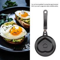 Cast Iron Mini Egg Frying Pan Different Shape Omelette Pan Practical Frying Pan  Breakfast Cooking Style 1