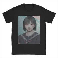 Silent Hill F Horror Game T Shirts for Men Cotton Humorous T-Shirts O Neck  Tees Short Sleeve Tops New Arrival S