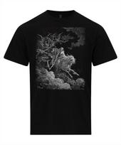 Gustave Dore Pale Immediate Death T-shirt Gothic Art Dark Renaissance Classic Fine Arts Art Aesthetics Casual Pattern T-shirt S