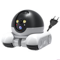 Belaidis augintinio palydovas robotas su dvipuse komunikacija, automatinio sekimo, augintinio kameros programėlėmis valdoma namų stebėjimo kamera