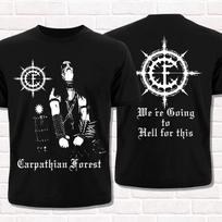 2026 New Carpathian Forest TShirt Were Going To Hell for This Norwegian Black Metal Cotton Unisex Top Tee Streetwear Casual Summer L