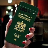 Phone Case For Google Pixel 10 Pro 9 Pro XL 9A 8 7 6 Pro Pixel 8A 7A 6A Pixel 8 7 6 5 Morocco Flag Passport Google Pixel 9 Pro
