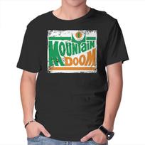 Unisex Crew Neck T-Shirt Mountain Doom Graphic Short Sleeve Casual Tee XXXXL