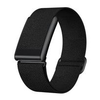 Breathable Fitness Tracker Strap Replacement Wristband for Whoop 5.0 One/Peak/Life(MG) Women Men Black-One/Peak