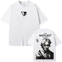 The Outlast Trials Horror Game Graphic T-shirt Cotton Comfortable Tee Gamer Gaming Merch Summer High Quality Fashion Clothing Tops Unisex 4XL