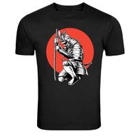 Samurai Warrior Kneeling Katana Japanese Graphic T-Shirt XXXXL