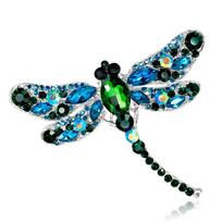 Dragonfly Brooch Pin For Women With Alloy Material Elegant Decorative Jewelry balta