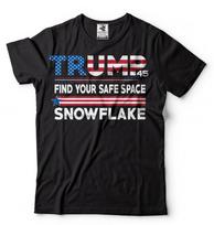 Donald Trump 45 Find Your Safe Space Snowflake 2024 President Election T shirt S