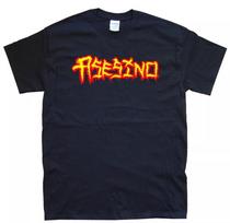 ASESINO TSHIRT sizes S M L XL XXL 3 4 XL Black White brujeria cazares S