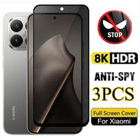 For Xiaomi 15T 14T 17 15 14 Pro 17 Ultra Poco X8 Pro Max F3 F4 F8 Ultra C61 C75 C85X Anti-Spy Privacy Full Cover Tempered Glass Screen Protector For Xiaomi 15T