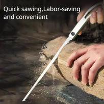 Multi-purpose SK5 Steel Hand Saw with Wooden Handle for Quick and Convenient Cutting
