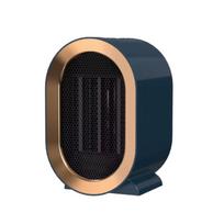 Oval Heating Warm Air Blower Fast Heat Hot Air Fan Warm Fan Electric Heater  Bedroom EU Plug mėlyna