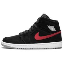 Air Jordan 1 Mid 'Multicolor Swoosh Black' Men's 554724-065 EU 42.5 black