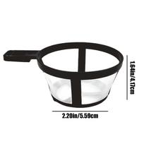 Reusable Mesh Ground Coffee Filters Basket FDA Tea Brewer Filter Nylon LFGB Water Purification Equipment Filtration Coffeeware