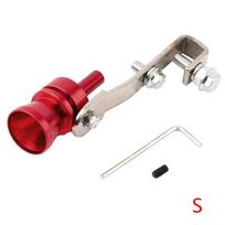 Universalus garso simuliatorius automobilio turbo garso švilpukas S/M/L/XL transporto priemonės remonto įrenginio išmetimo vamzdis turbo garso švilpukas S red