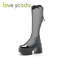 Women Fashion High Heels Summer Breathable Women's Thigh-high Boots, Business Casual Women's High Heels Sandals 34 juoda
