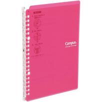 Kokuyo Loose Leaf Binder Campus Smart Ring B5 26-Hole Max 25 Sheets Pink Ru-SP700P