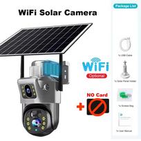 LS VISION V380 Pro WiFi Solar Camera 4G Dual Lenses Outdoor 8MP Low Power Battery IP Camera PIR Night Vision 4K CCTV Security Protection WiFi Cam