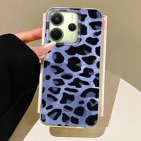 Retro Leopardo Sūkurio Rašto Telefono Dėklas Xiaomi Redmi Note 14 13 12 11 11S 10 10S 8 9 Pro 15C 9C 13C 14C A3 A3X 9C A1 Viršelis Redmi A1 balta