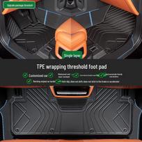 Aion V Gen 2 Tyrannosaurus Full Coverage TPE Car Floor Mats with Door Sill Wrap Aion V/Aion V PLUS【20-24 models】