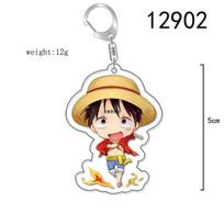 Anime/Cartoon One Piece Keychain/Acrylic Keychain - Luffy, Zoro Acrylic Keychain/Cartoon Keychain Gift 12902