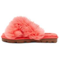 UGG Fuzzalicious šlepetės koralų raudonumo moteriškos 1108917-PCRL 38