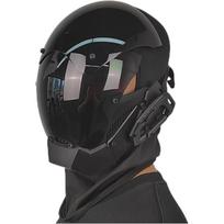 Cyber Gothic Punk Helmet Mask for Men Motorcycle Futuristic Techwear Mask Cosplay Halloween Party Music Accessories