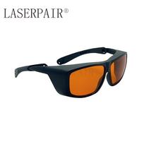 OD7+ Popular Laser Safety Goggles Ultraviolet Excimer Green Laser Eye Protection ABSORPTION 180-534nm Glasses (Orange,safety glasses) oranžinė