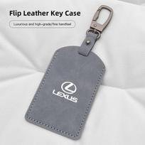 Key Card Holder Car Key Remote Protector Cover Accessories For Lexus RX IS250 GS NX IS200 RX350 Ct200h LX570 LX600 LX470 GX470 pilka