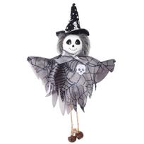 Halloween Hanging Ghosty Witch Decorations Outdoor Flying Ghosty Decor for Garden Haunted Houses Front Door Decors pilka spalva