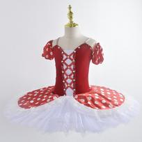 Purple Ballet Tutu Skirt Girls Women Sequined Professional Ballet Dress Competition Dance Costumes Platter Tutu Ballerina Wear 110cm raudona
