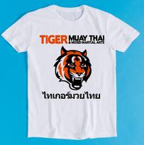 Muay Thai Tiger Fighting Tee Thailand Sport Meme Gift Funny Tee Style Gamer Cult Movie Music T-Shirt K1084 S