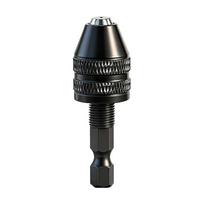 Keyless Drill Chuck Adapter 1/4  Hex Shank Quick Change Converter  0.3-3.6 Mm /1.5-6.5 Mm, For Electric Drill Screwdriver