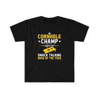 Cornhole Champ Shirt | Cornhole Player | Cornhole Game and Tournament Day Shirt | Bean Bag Toss T Shirt | Cornhole Gift | Corhole Tshirt 3XL