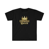 Cornhole Queen Shirt | Cornhole Player | Cornhole Game and Tournament Day Shirt | Bean Bag Toss T Shirt | Cornhole Gift | Corhole Tshirt S