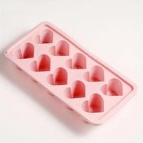 10-Grid Heart-Shaped Silicone Ice Cube Tray Set Easy Demoulding Soft Silicone Love Ice Maker for Kitchen And Home