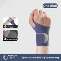 Thin Wrist Support Lightweight Sports Wrap Outdoor Sports Wristband  Indoor/Outdoor Use tamsiai mėlyna spalva