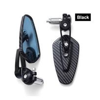 New Motorcycle Rearview Mirror Carbon Fiber Pattern Handlebar Mirror Modified Inverted Rear Mirror Motorbike juoda