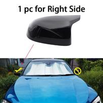 Uždėklai Juodi Anglies Pluošto Stiliaus Šoninių Veidrodėlių Gaubtai BMW F25 X3 F26 X4 F15 X5 F16 X6 14-18 M Stiliaus Išvaizda 1pc Right Side Black
