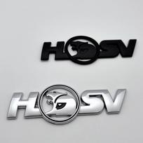 3D HSV Metal Lion Head automobilio lipdukai, skirti B/uick R/egal K/aityuK B/oulevard H/olden Lion remonto priedai, galinės uodegos bagažinės apdaila sidabras
