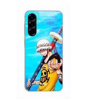 Case - Maniacase - Samsung Galaxy A56 - Silicone - Anime One Piece - Soft juoda