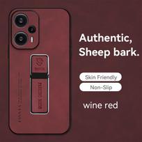 For Xiaomi Poco F5 5G Case Leather Magnetic Car Holder Phone Case For Poko Poxo F5 F 5 5F PocoF5 Silicone Shockproof Back Cover For Poco F5 5G brown