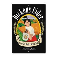 Vintažinis Retro skardinis ženklas durų Sienų Dekoracija Metalinis Baras Pub Plakatas Juokingas Dickensas Sidras