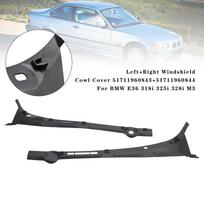 Kairės+Dešinės priekinio stiklo apdailos dangtelis 51711960843 44 BMW E36 318i 325i 328i M3